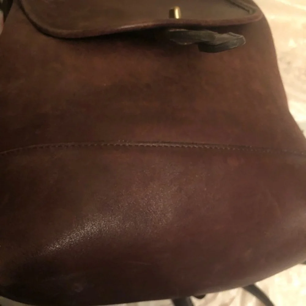 Coach brown leather daypack backpack made in Costa Rica - Picture 9 of 16